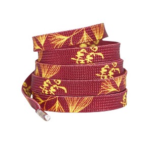 INSPIRE CHIC Polyester Fashion Shoelaces Red 1 Pair - 1 of 4