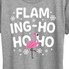 Women's - Instant Message - Flaming Ho Ho Ho Christmas Short Sleeve Graphic T-Shirt - 2 of 4
