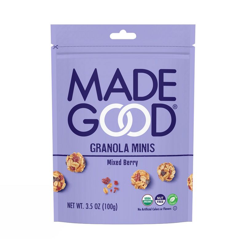 MadeGood Mixed Berry Granola Minis - 3.5oz, 1 of 6
