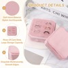 Unique Bargains Velvet Ring Organizing Display Mini 3 Slot Jewelry Storage Box - 3 of 4