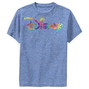 Boy's Disney Tie-Dye Logo Performance Tee - 1 of 4