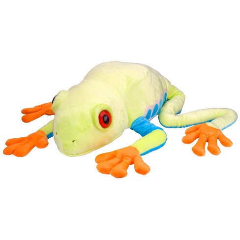 Wild Republic Cuddlekins Jumbo Red Eyed Tree Frog Stuffed Animal, 30 Inches  : Target