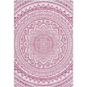 Courtyard CY8734 UV & Stain Resistant Non-Shedding Power Loomed Indoor/Outdoor Rugs - Safavieh - 1 of 4
