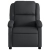 vidaXL Recliner Chair Wingback Reclining Sofa Seating Furniture Real Leather - 3 of 4