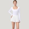 Anna-Kaci Active Women's Pleated Skirt Active Dress with Scoop Neckline - 2 of 4