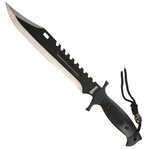 Fleming Supply Full Tang Stainless Steel Bowie Knife - 16" - 1 of 4