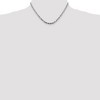 Black Bow Jewelry 3.5mm Sterling Silver, Diamond Cut Solid Rope Chain Necklace - 2 of 4