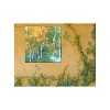 Cottage Garden West of The Wind Obscure Forest Green, Yellow, Blue 24 x 24 Inch Waterproof Gallery Wrapped Canvas, Outdoor Garden, Yard, Patio All - 2 of 2