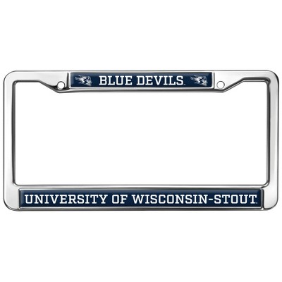 University of Wisconsin - Stout Mascot Full Size Standard License Plate Metal Frame