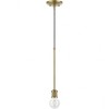 Livex Lighting Lansdale 1 - Light Pendant in  Antique Brass - 3 of 3