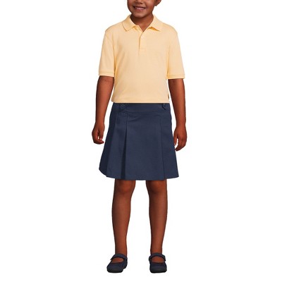 Lands' End School Uniform Kids Short Sleeve Interlock Polo Shirt