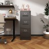 Kumasinova 2/3/4-Drawer Locker File Cabinet for Office&Home,A4 / Legal / Letter Size Vertical Home Office Filing Cabinet,Premium Steel Frame - 2 of 4