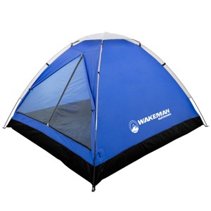 Leisure Sports 2-Person Water-Resistant Dome Tent with Removable Rain Fly and Carry Bag - Gray/Blue - 1 of 4