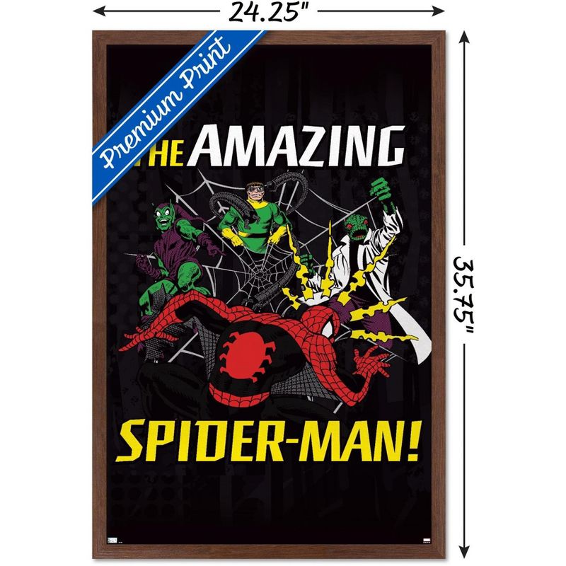 Trends International Marvel Comics Spider-Man - Villains Web Framed Wall Poster Prints, 3 of 7