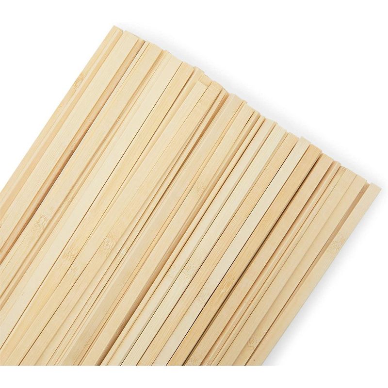 Bright Creations 100 Pack Natural Bamboo Sticks for DIY Arts and Crafts, Flexible Wood, 15.5 in., 5 of 10