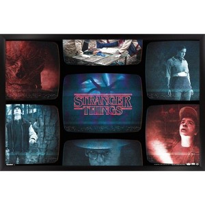 Trends International Netflix Stranger Things: Season 5 (2025) - Monitor Collage Framed Wall Poster Prints - 1 of 4