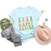 Simply Sage Market Women's Happy Easter Pastel Bunnies Short Sleeve Graphic Tee - 3 of 4