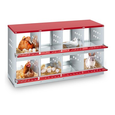 Chicken Nesting Box,Easy Egg Collection Large Vented Holes Chicken Coop Equipment with Vented Holes, Heavy Duty Chicken Nesting Boxes for Hens