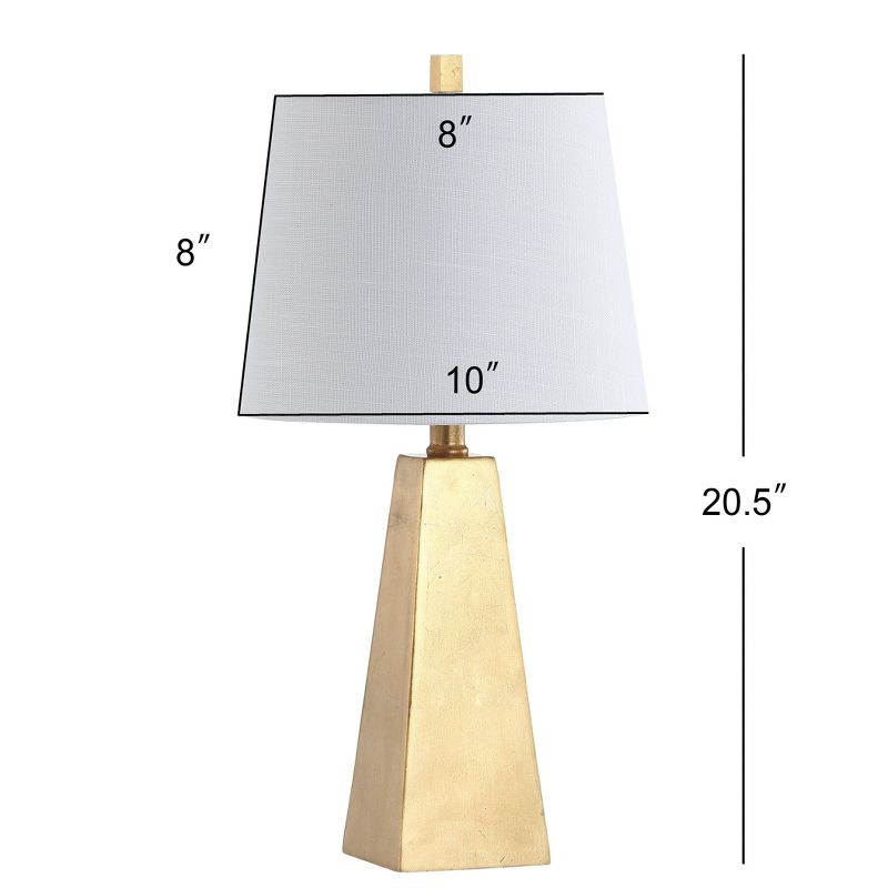 20.5&#34; Alexis Resin Table Lamp (Includes LED Light Bulb) Gold - JONATHAN Y, 5 of 7