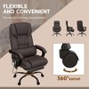 NicBex Adjustable Office Chair Modern PU Leather Massage Computer Chair with Armrests, 7 Vibration Points and Footstool for Office, Study - 3 of 4