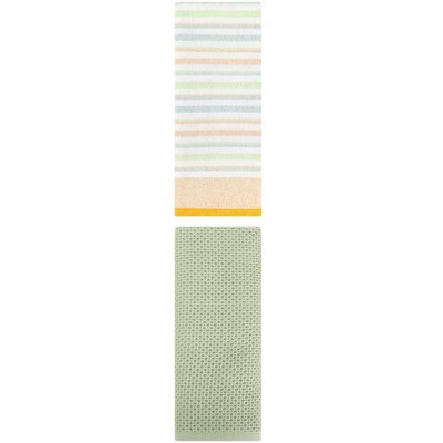 REGALWOVEN Bathroom Hand Towels Cotton Soft Absorbent Towel Set 13" x 30"/13" x 27" 2 Pcs