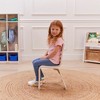 ECR4Kids Bentwood Chair, 12in Seat Height, White Wash, 2-Pack - 4 of 4