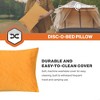 Disc-O-Bed Compact and Packable Travel Pillow with Washable Cover, Ultralight for Backpacking, Hiking, and Camping, Orange - 4 of 4
