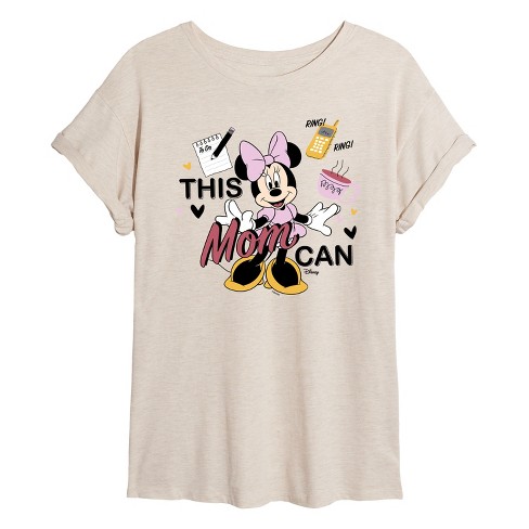 Women's - Disney - This Mom Can Oversized Graphic T-Shirt - image 1 of 4