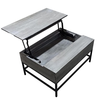 NicBex Modern 36.6" Rectangle Coffee Table with Lift Top Design for Living Room and Bedroom
