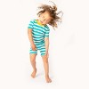 Mightly Toddler Fair Trade 100% Organic Cotton Tight Fit Shorite Pajamas Set - 2 of 3