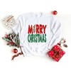 Simply Sage Market Red and Green Merry Christmas Sweatshirt - 3 of 4