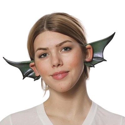 HMS Cosplay Flexi Ears Costume Accessory Winged Dragon Gargoyle Green