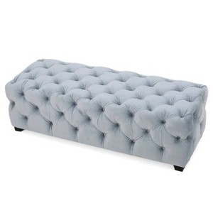 Piper Tufted Rectangular Ottoman Bench - Christopher Knight Home - 1 of 4