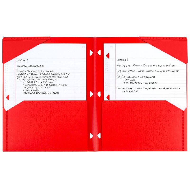 Five Star 2 Pocket Plastic Folder, 3 of 9