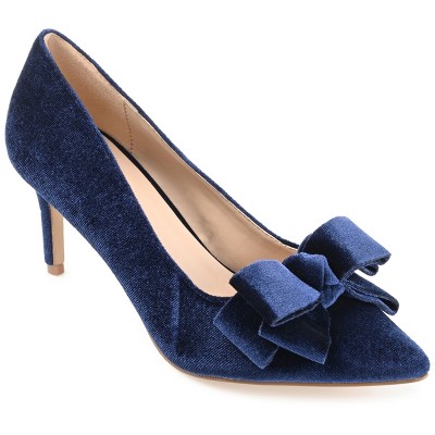 Journee Women's Crystol Medium and Wide Width Evening Pumps