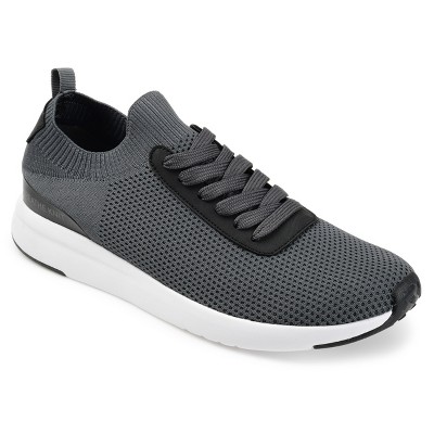 Vance Co. Grady Casual Knit Walking Sneaker, Charcoal 12 : Target