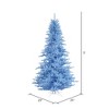 Vickerman Sky Blue Fir Artificial Christmas Tree - 3 of 3