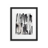 Ninola Design Watery Stripes Japandi Framed Wall Art - Deny Designs - 2 of 4