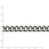 Black Bow Jewelry Men's 11.5mm Stainless Steel Heavy Flat Curb Chain Bracelet, 8.5 Inch - 2 of 4