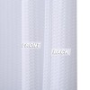 Soft Microfiber Fabric Shower Curtain or Liner with Decorative Embossed Pattern, Water Repellent - 4 of 4