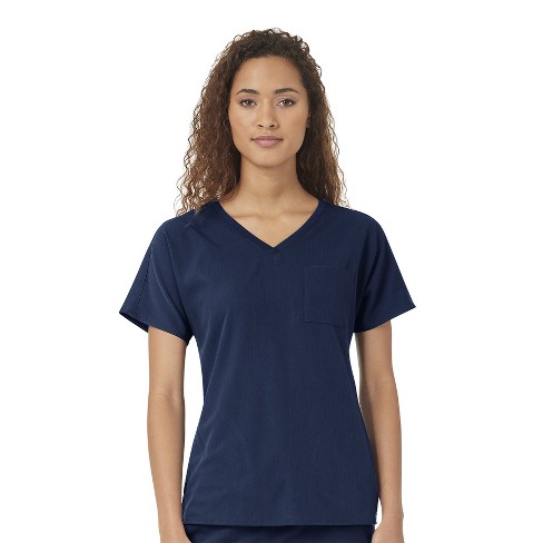 Wink Aero Women's Dolman 3 Pocket Scrub Top, Navy, 3x : Target