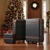 Polibi 3‑Piece Hardshell Luggage Set with Cosmetic Case & Spinner Suitcases - 2 of 4