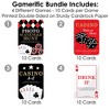 Big Dot of Happiness Las Vegas - 4 Casino Party Games - 10 Cards Each - Gamerific Bundle - 3 of 4