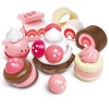 Hape: Strawberry Dessert Set - Pink Cute Food Toy, Ages 2+ - 4 of 4