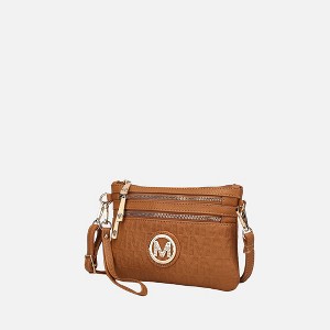 MKF Collection Roonie Milan M Signature Crossbody Wristlet Bag by Mia K - 1 of 4