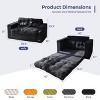 MAXYOYO Convertible Sofa Bed, Pull Out Loveseat Sleeper Sofa, 2 in 1 Folding Couch Bed - 4 of 4