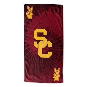 NCAA USC Trojans Beach Towel 30x60 Inches - 1 of 2