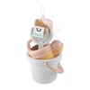 MyKids-USA Children's Beach Toy Wheat Straw Beach Bucket Set With Sand Sand Dredging Tools Outdoor Toy - 2 of 4