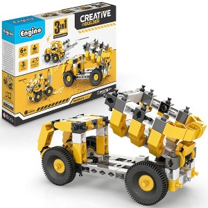 Engino: Creative Builder - 3-In-1 Tipper Truck - Multimodel Vehicle Brick Set - 1 of 4