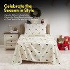 Printed Holiday 4pc Sheet Sets, Easy Care, Soft & Wrinkle-Resistant Holiday Bedding by Sweet Home Collection™ - 4 of 4